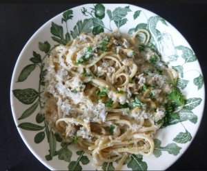 linguine with white clam sauce