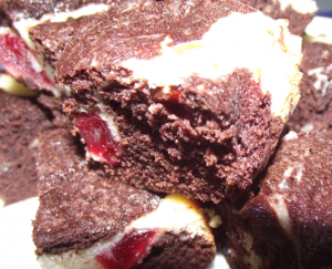 cherry cheesecake brownies