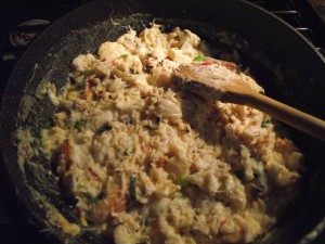 crab with cream cheese