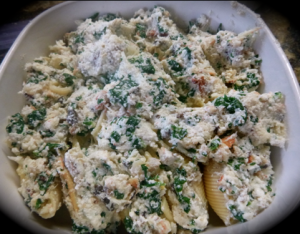 crab stuffed pasta shells